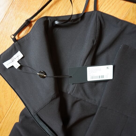 Gianni Bini Harling Crepe Square Neck Sleeveless Asymmetrical Hemline Midi Dress - Picture 8 of 10